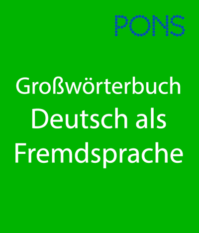 PONS: Unabridged German Dictionary Cover